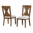 Furniture of America Opela Solid Wood 7-Piece Dining Table Set in Oak