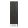 Furniture of America Glint Solid Wood Dovetail 5-Drawer Chest in Espresso