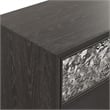 Furniture of America Glint Solid Wood Dovetail 5-Drawer Chest in Espresso