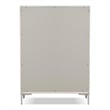 Furniture of America Glint Solid Wood Dovetail 5-Drawer Chest in Oak