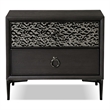 Furniture of America Glint Solid Wood Dovetail 2-Drawer Nightstand in Espresso