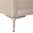 Furniture of America Glint Solid Wood Queen Panel Bed in Oak