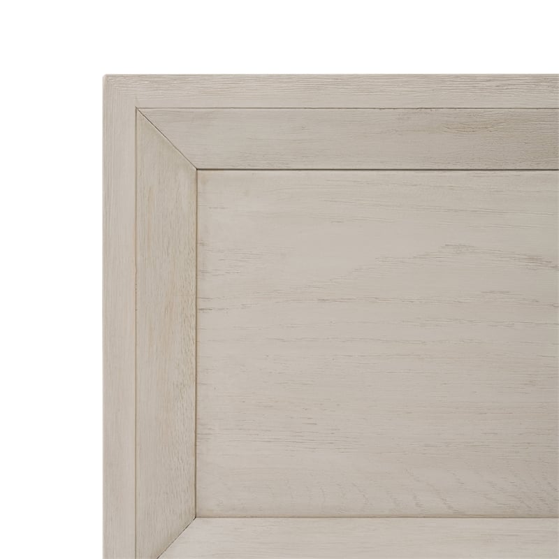 Furniture of America Glint Solid Wood Queen Panel Bed in Oak