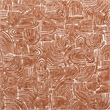 Furniture of America Robi Fabric Abstract Angled Back Accent Chair in Orange
