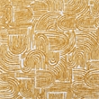 Furniture of America Robi Fabric Abstract Angled Back Accent Chair in Yellow