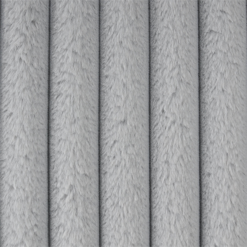 Furniture of America Aneira USBs Fabric Modular Light Gray Pull-Out Chair