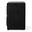Furniture of America Regan Fabric Upholstered 2-Piece Bedroom Set in Black