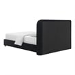 Furniture of America Suzanne Fabric Mattress Ready Full Platform Bed in Black