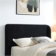 Furniture of America Suzanne Fabric Mattress Ready Full Platform Bed in Black