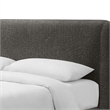 Furniture of America Suzanne Fabric Mattress Ready Full Platform Bed in Gray