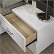 Furniture of America Quince Solid Wood 2-Drawer Nightstand in White