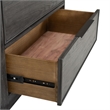 Furniture of America Selyra Solid Wood Dovetail 5-Drawer Chest in Espresso
