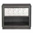 Furniture of America Selyra Solid Wood 1-Drawer Nightstand with USBs in Espresso