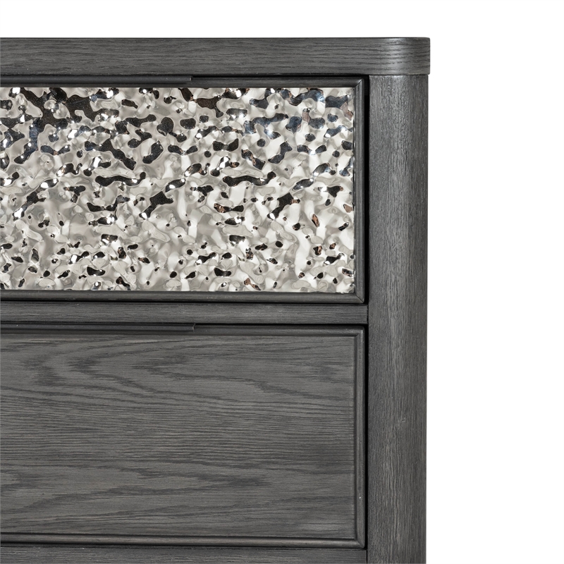 Furniture of America Selyra Solid Wood 2-Drawer Nightstand with USBs in Espresso