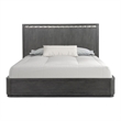 Furniture of America Selyra Solid Wood Mattress Ready King Bed in Espresso