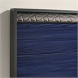 Furniture of America Scape Solid Wood Platform Queen Bed in Blue