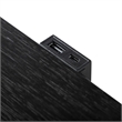 Furniture of America Lyle Solid Wood King 3-Piece Bedroom Set in Black