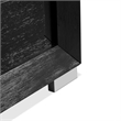 Furniture of America Lyle Solid Wood King 3-Piece Bedroom Set in Black