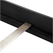 Furniture of America Lyle Solid Wood Queen Panel Bed with LED Headboard in Black