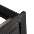 Furniture of America Lyle Solid Wood Queen Panel Bed with LED Headboard in Black