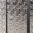 Furniture of America Meinter Wood Stainless Steel Door Panel Server in Black