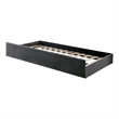 Furniture of America Elazar Wood Tufted Twin Daybed with Trundle in Gray