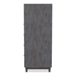 Furniture of America Waito Solid Wood 5-Drawer Chest in Brown