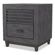 Furniture of America Waito Solid Wood 2-Drawer Nightstand in Brown