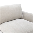 Furniture of America Naria Chenille Soft Track Arm Loveseat in Light Gray