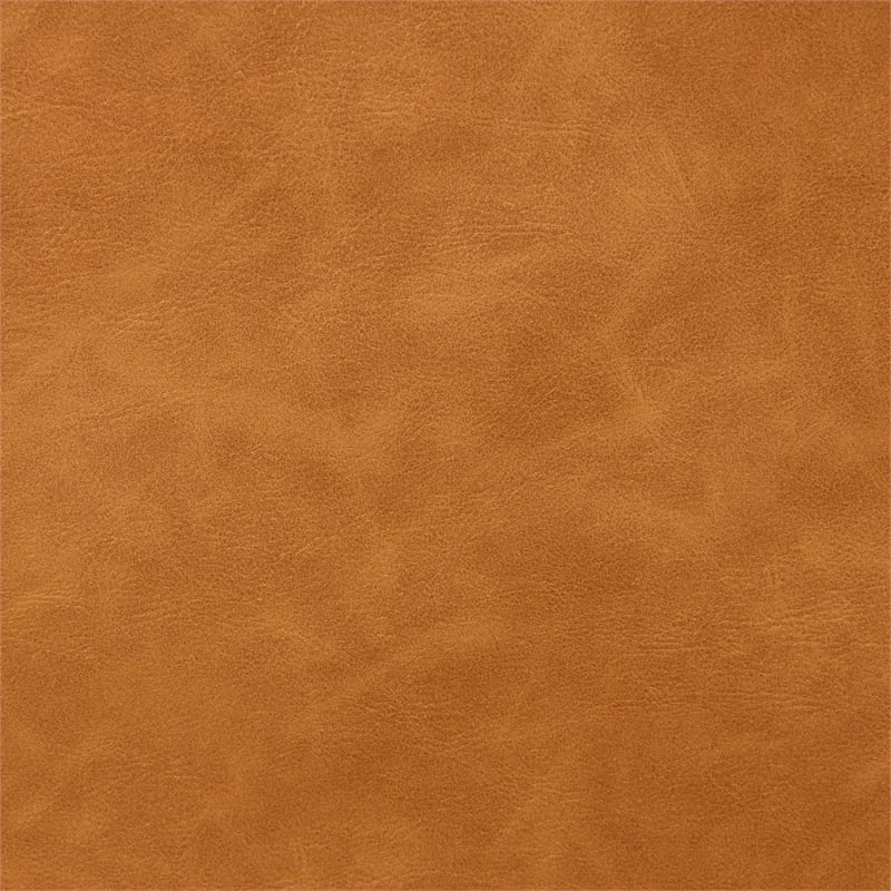 Furniture of America Vella Faux Leather Pushback Manual Recliner in Brown