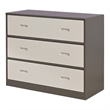 Furniture of America Aveni Solid Wood Twin Loft Bed with Side Ladder in Gray