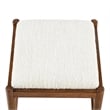 Furniture of America Forma Solid Wood 4-Piece Sofa Table with Stools in Walnut