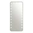 Furniture of America Auriol Metal Bluetooth LED Lights Standing Mirror in White