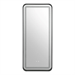 Furniture of America Eirlys Metal Bluetooth LED Lights Standing Mirror in Black