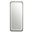 Furniture of America Eirlys Metal Bluetooth LED Lights Standing Mirror in Black