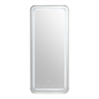 Furniture of America Eirlys Metal Bluetooth LED Lights Standing Mirror in White