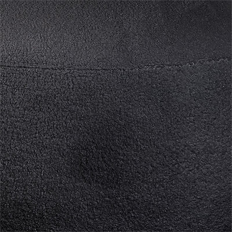 Furniture of America Sylin Chenille and Wood Sculpted Silhouette Sofa in Black
