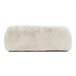 Furniture of America Grizzly Fabric Long-Pile Shaggy Plush Sofa in Beige