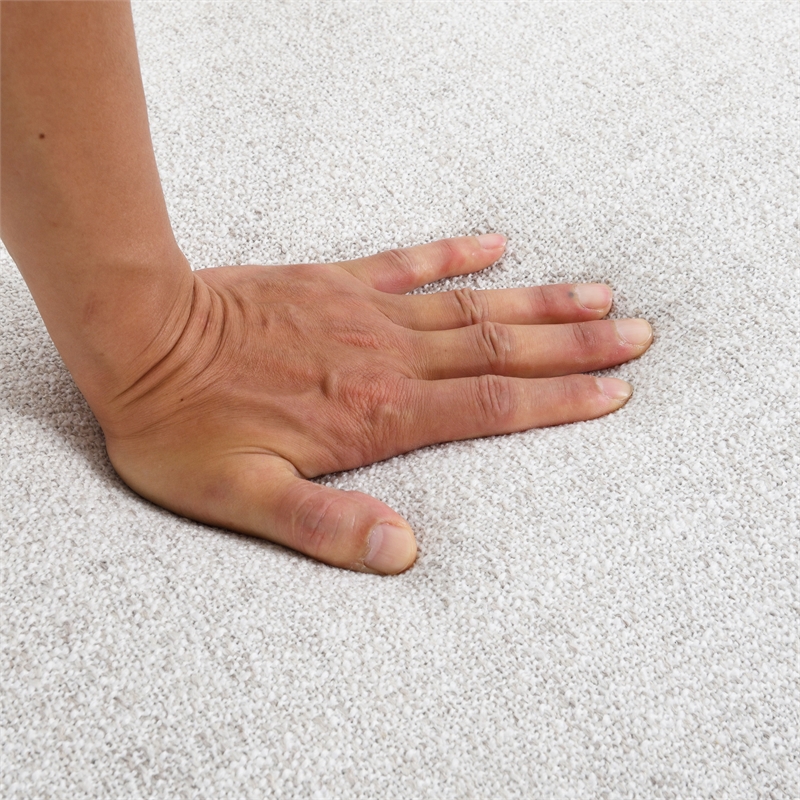 Furniture of America Ramos Chenille Bench-Style Seating Sofa in Beige