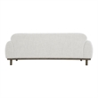 Furniture of America Ramos Chenille Bench-Style Seating Sofa in Beige