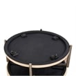 Furniture of America Onos Solid Wood Storage Coffee Table with Casters in Brown
