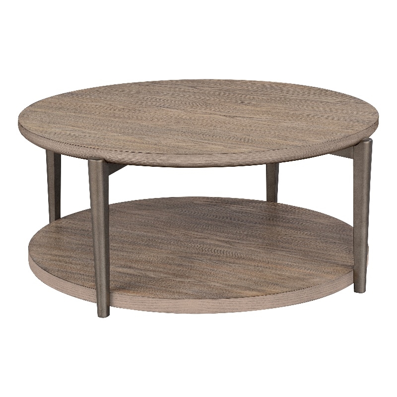 Furniture of America Onos Solid Wood Storage Coffee Table with Casters in Brown