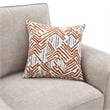 Furniture of America Emeria Chenille Soft Tapered Arm Sofa in Taupe