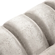 Furniture of America Ranera Fabric Flare Channeled Arms Sofa in Beige