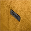 Furniture of America Tavie Chenille L-Shaped Power Sectional with USB in Yellow