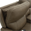 Furniture of America Brio Fabric Power Sectional with Lift Chair in Brown