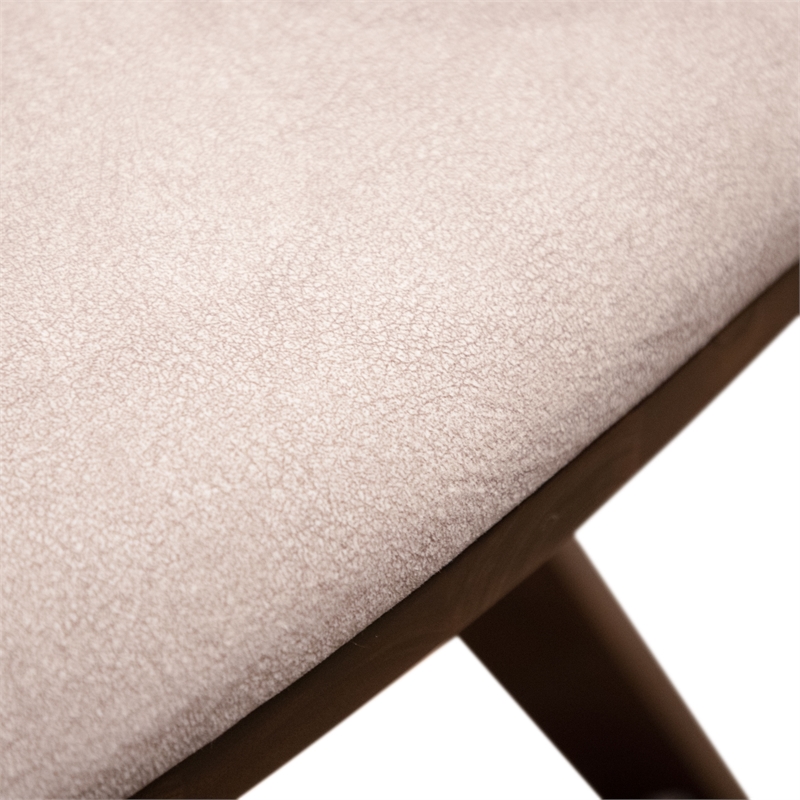 Furniture of America Nazaen Wood Barrel Back Counter Stools in Walnut (Set of 2)