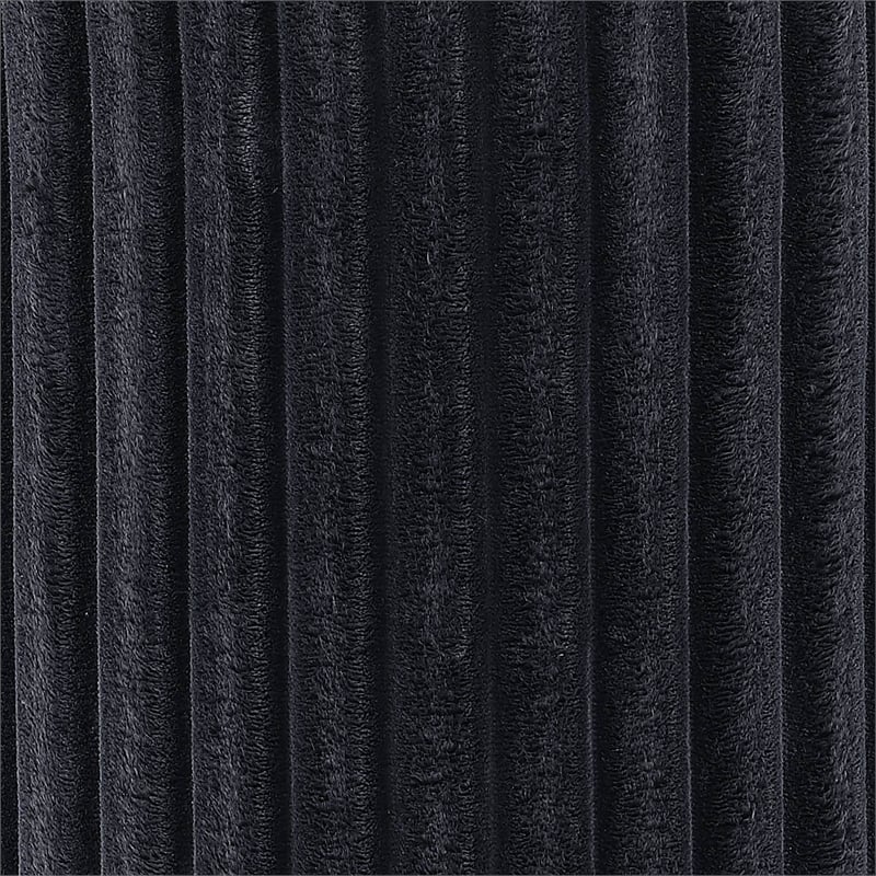 Furniture of America Vail Fabric Upholstered Round Plinth Base Stool in Gray