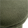 Furniture of America Rami Fabric Upholstered Round Mushroom-Shape Stool in Green