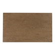 Furniture of America Worlow Solid Wood Rectangular Dining Table in Walnut